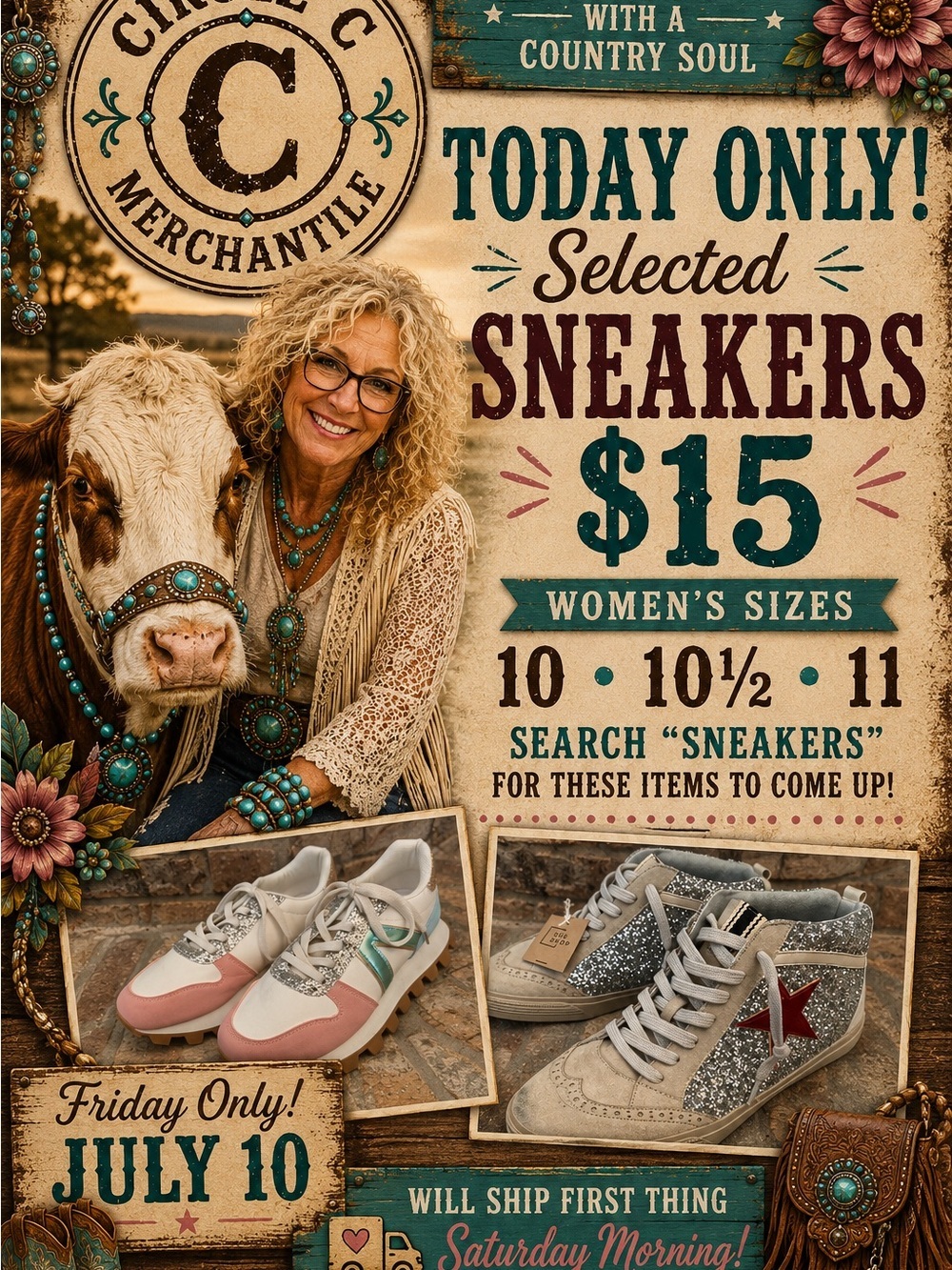 SNEAKER SALE-Sale Info Only-SNEAKERS $15